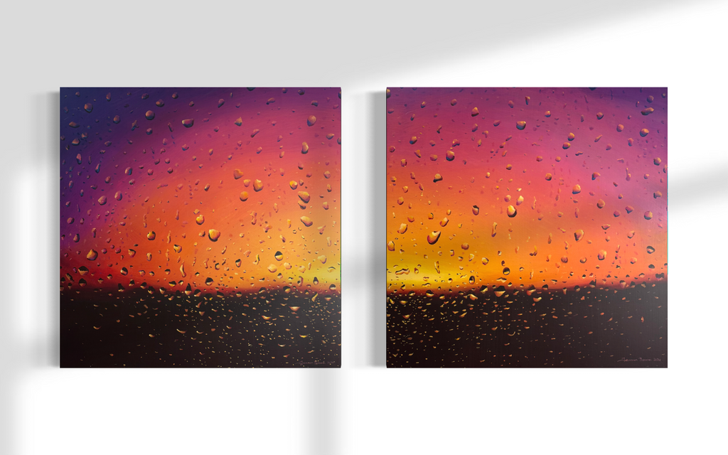 "Parking Lot Sunsets" Giclee Print