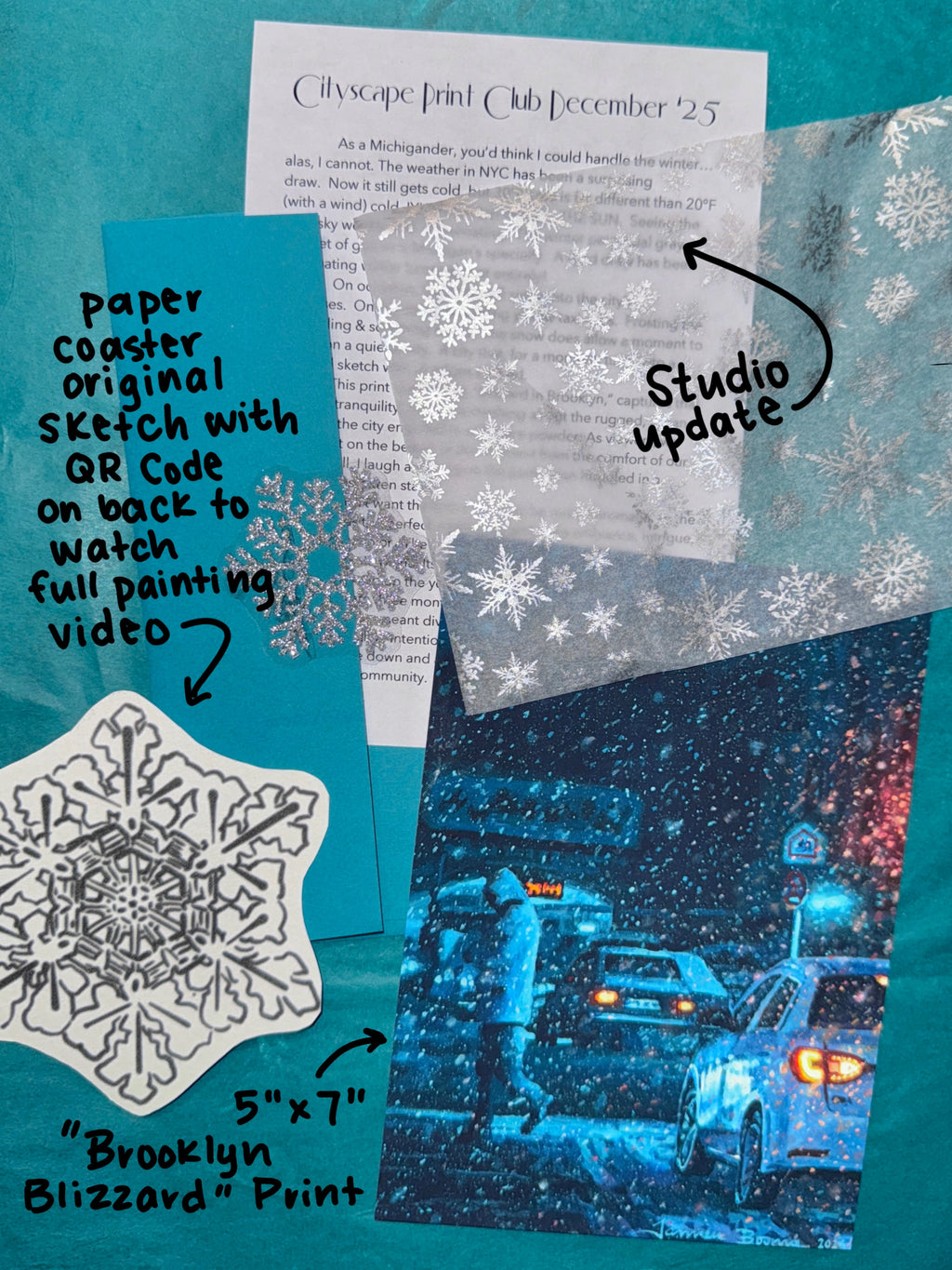 Certificate to Cityscape Print Club (Year Subscription)