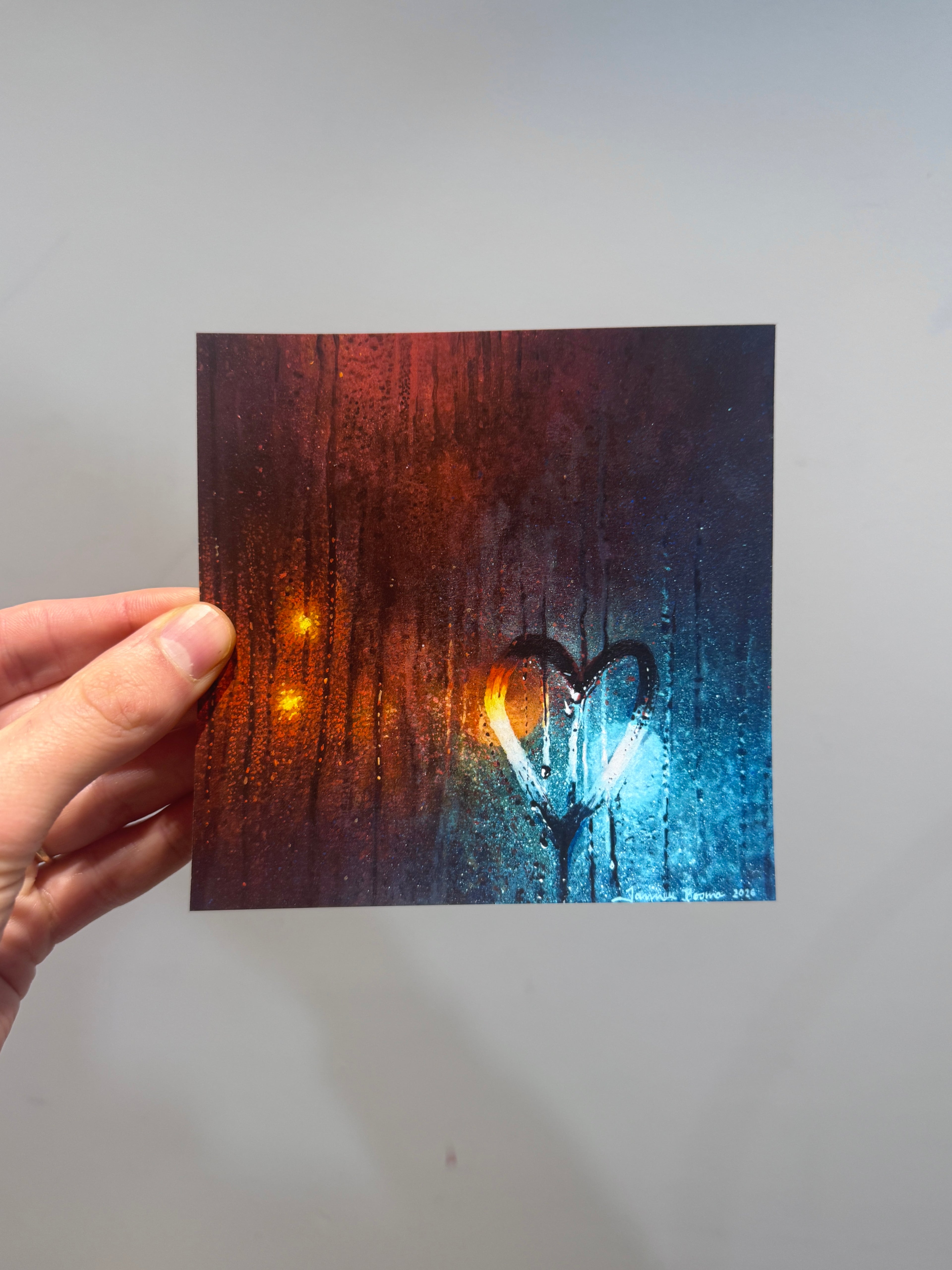 Two Hearts in the Night Catch-up Print