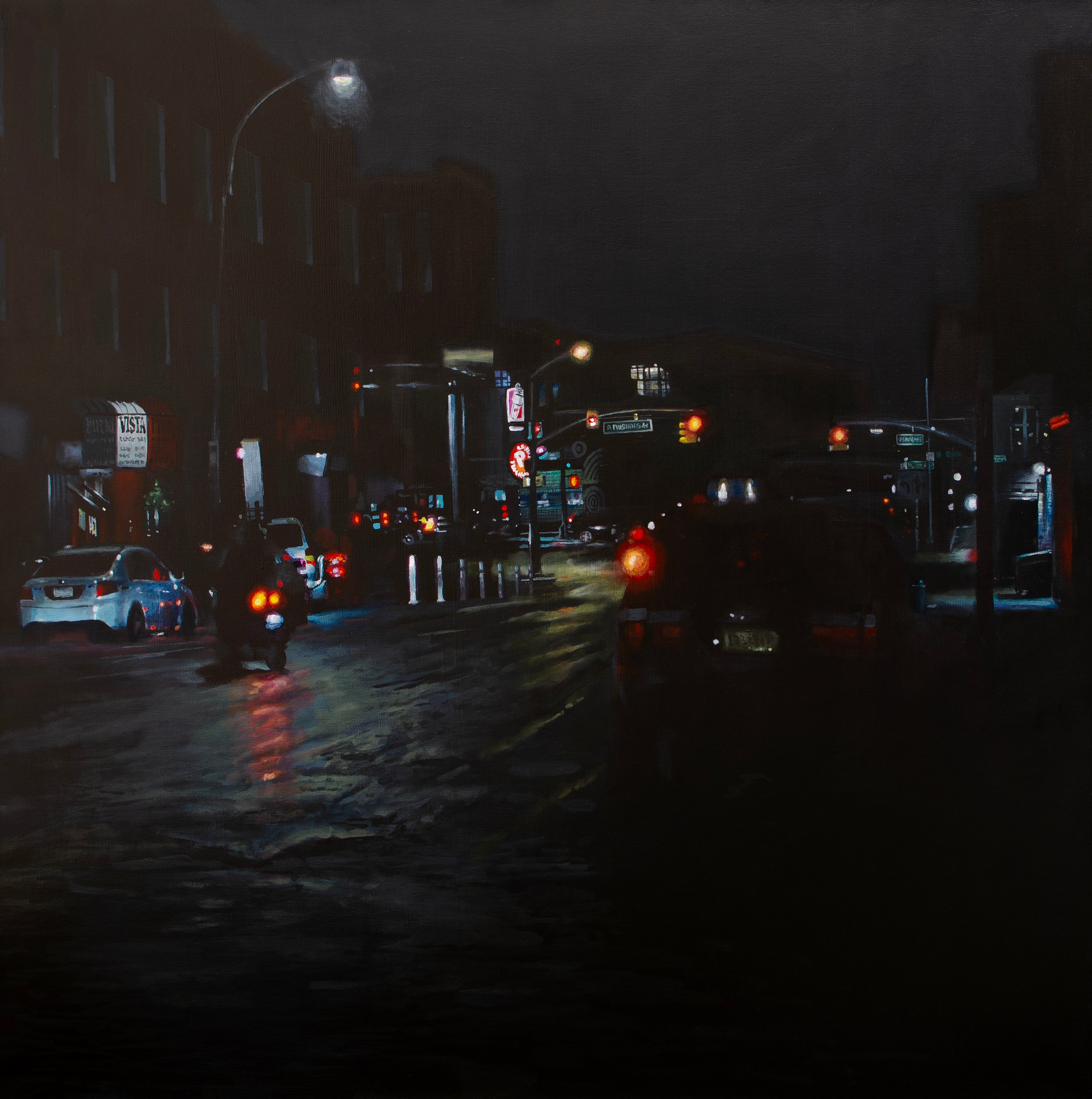 "Midnight on Flushing Ave" Giclée Print