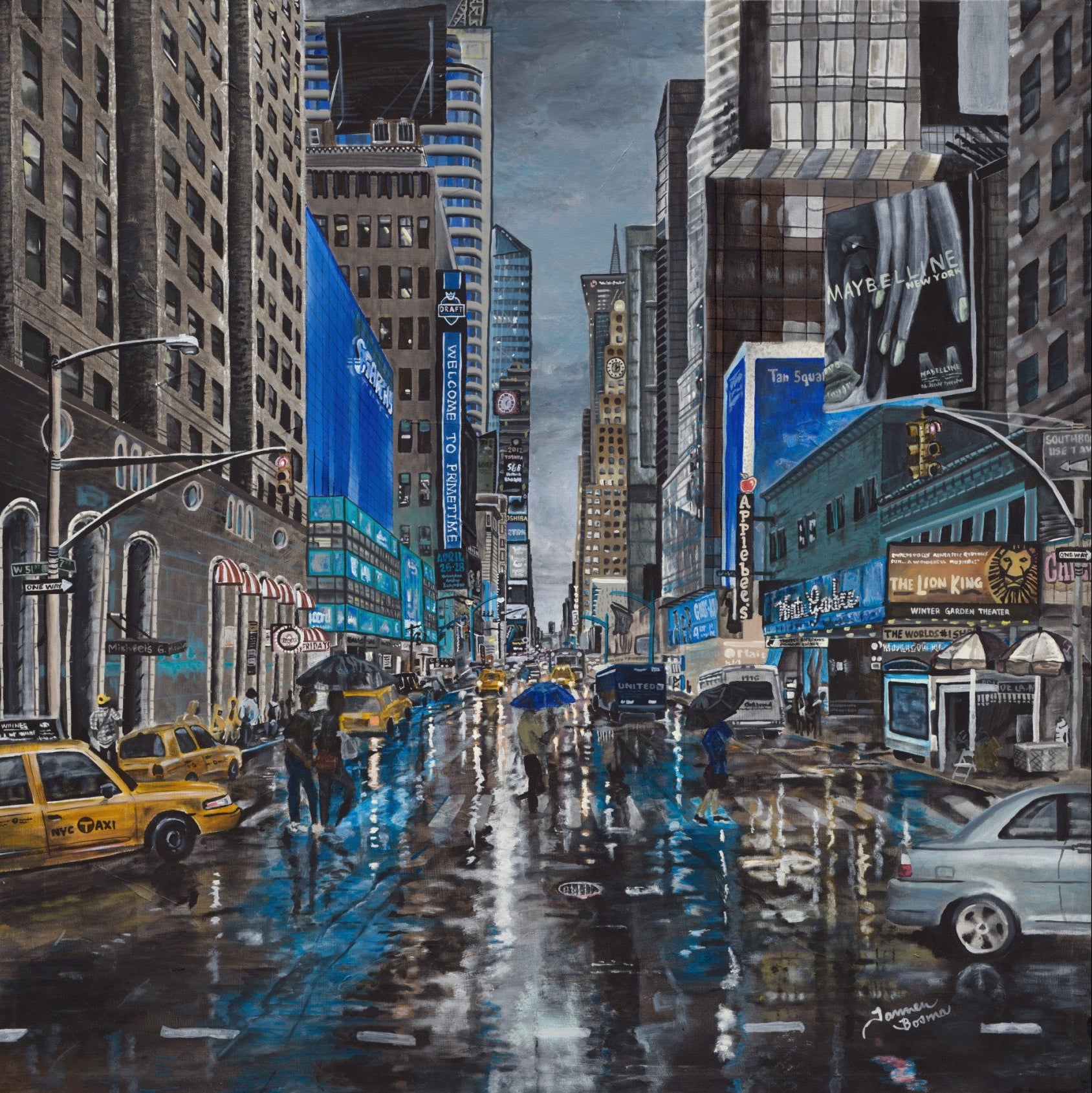 "New York" Giclée Print